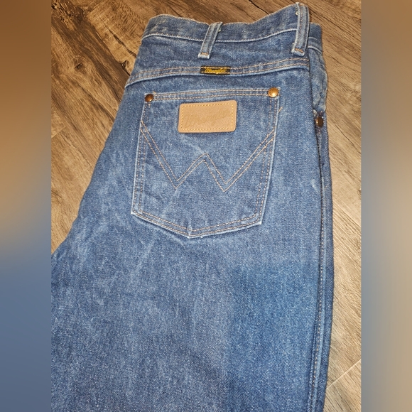 Vintage Mens Made in USA Wrangler Size 35 x 34 - Picture 11 of 12